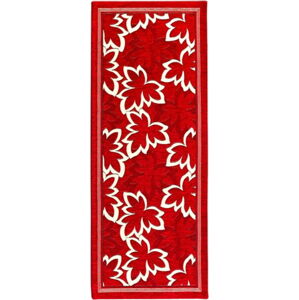Červený běhoun Floorita Maple, 55 x 240 cm