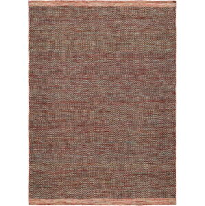 Červený vlněný koberec Universal Kiran Liso, 60 x 110 cm