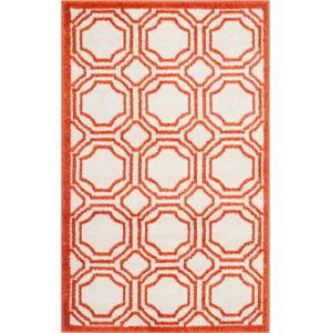 Oranžový koberec vhodný i na venkovní použití Safavieh Ferrat, 121 x 76 cm