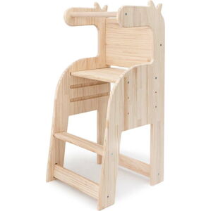 Dětská židle z masivní borovice Little Nice Things Giraffe