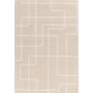Béžový ručně tkaný vlněný koberec 120x170 cm Ada – Asiatic Carpets