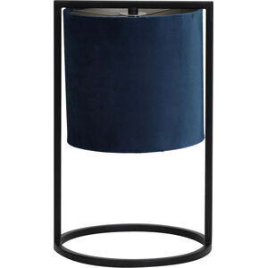 Černo-tmavě modrá stolní lampa (výška 35 cm) Santos – Light & Living