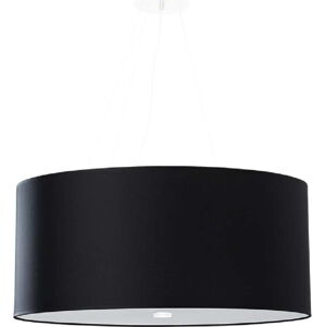 Černé závěsné svítidlo se skleněným stínidlem ø 60 cm Volta - Nice Lamps