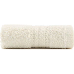 Krémový bavlněný ručník Amy, 30 x 50 cm