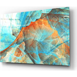 Skleněný obraz Insigne Colored Nets, 110 x 70 cm