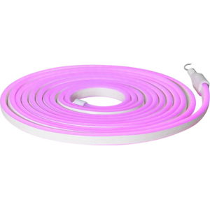 Fialový venkovní světelný řetěz Best Season Rope Light Flatneon, délka 500 cm