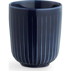 Tmavě modrý porcelánový hrnek Kähler Design Hammershoi, 300 ml