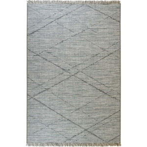 Modro-šedý venkovní koberec Floorita Gipsy, 130 x 190 cm