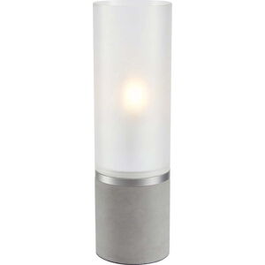 Bílo-šedá betonová stolní lampa (výška 40 cm) Molo – Markslöjd