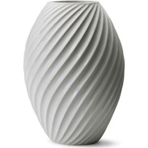 Bílá porcelánová váza Morsø River, výška 26 cm
