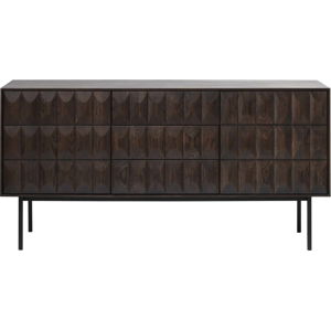 Černá komoda Unique Furniture Latina, délka 160 cm