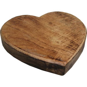 Dřevěná podložka pod hrnec Antic Line Heart