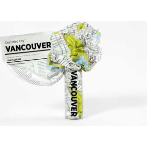 Zmačkaná cestovní mapa Palomar Vancouver