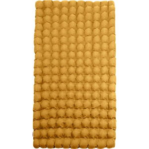 Tmavě žlutá relaxační masážní matrace Linda Vrňáková Bubbles, 110 x 200 cm
