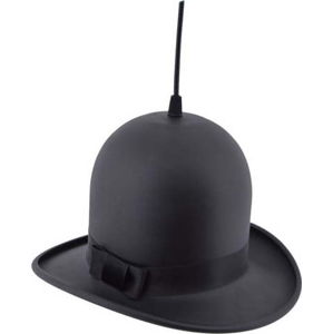 Černé závěsné svítidlo Homemania Woman Hat, ⌀ 28 cm