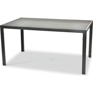 Černý zahradní jídelní stůl Timpana Romeo, délka 150 cm