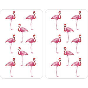 Sada 2 skleněných krytů na sporák Wenko Flamingo
