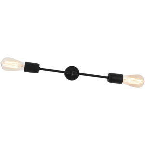 Černá nástěnná lampa pro 2 žárovky Custom Form Twigo, šířka 43 cm