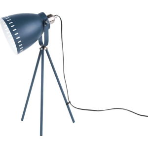 Tmavě modrá stolní lampa Laitmotiv Mingle
