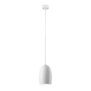 Bílé závěsné svítidlo Sotto Luce Ume S Glossy, ⌀ 13,5 cm