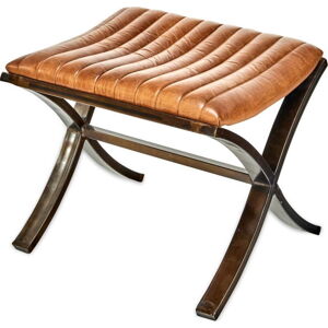 Kožená stolička Nkuku Narwana, výška 39 cm