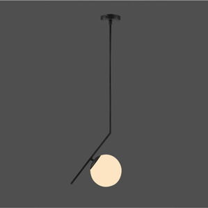 Černé závěsné svítidlo Squid Lighting Diagonal, výška 76 cm