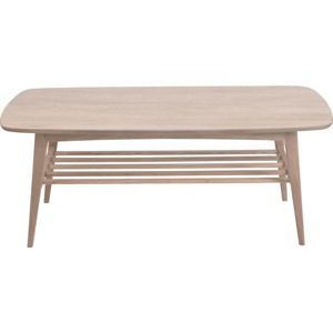 Konferenční stolek s podnožím z dubového dřeva Actona Woodstock, 120 x 60 cm