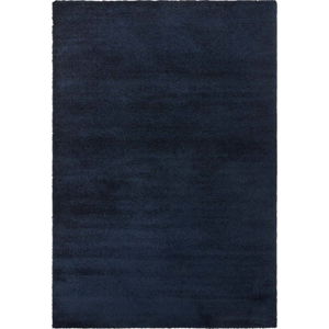 Tmavě modrý koberec Elle Decor Glow Loos, 80 x 150 cm