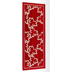 Červený běhoun Floorita Maple, 55 x 190 cm