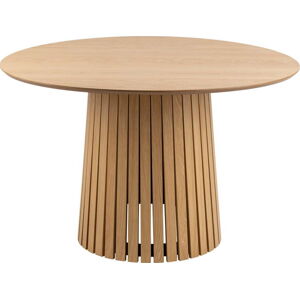 Jídelní stůl s dubovou dýhou Actona Christo, ø 75 cm