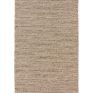 Hnědý koberec vhodný i na ven Elle Decor Brave Caen, 80 x 150 cm
