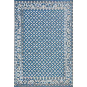 Modro-krémový venkovní koberec NORTHRUGS Royal, 115 x 165 cm