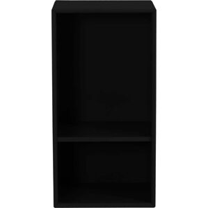 Černá nástěnná knihovna Tenzo Z Halfcube, 70 x 36 cm