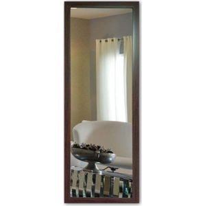 Nástěnné zrcadlo s hnědým rámem Oyo Concept, 40 x 105 cm