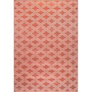 Růžový koberec White Label Feike, 160 x 230 cm