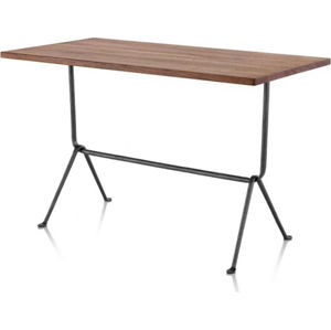 Barový stůl s deskou z ořešákového dřeva Magis Officina, délka 80 cm