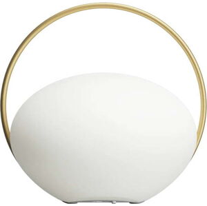 Bílá LED stmívatelná stolní lampa (výška 19 cm) Orbit – UMAGE