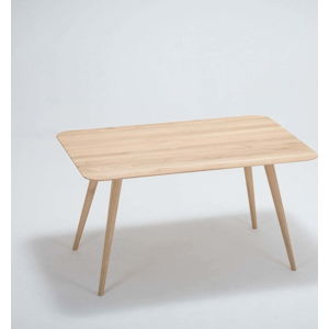 Jídelní stůl z dubového dřeva Gazzda Stafa, 140 x 90 cm