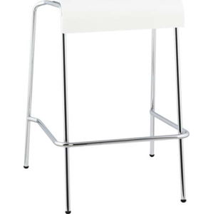 Bílá barová židle Kokoon Cobe, výška sedu 65 cm
