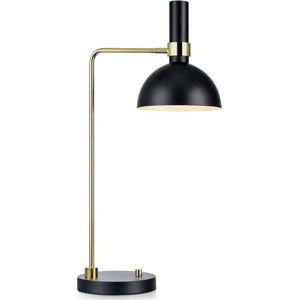 Stolní lampa v černo-zlaté barvě Markslöjd Larry