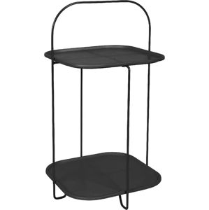Černý odkládací stolek Leitmotiv Trays