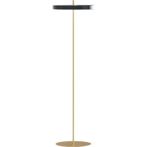 Antracitová LED stmívatelná stojací lampa s kovovým stínidlem (výška 151 cm) Asteria Floor – UMAGE