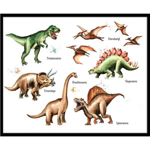 Dětský plakát Styler Artbox Dinosaur, 50 x 70 cm