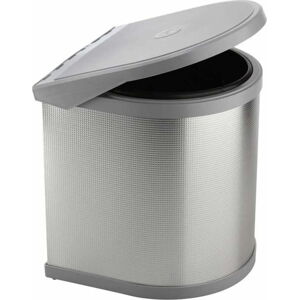 Kovový odpadkový koš na tříděný odpad/vestavěný 10 l Ring - Elletipi