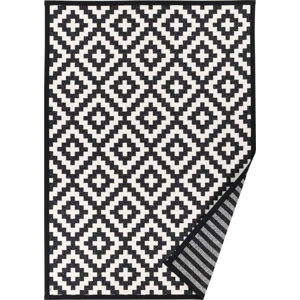 Černobílý vzorovaný oboustranný koberec Narma Viki, 160  x  230 cm