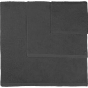 Sada 3 tmavě šedých ručníků Artex Alfa