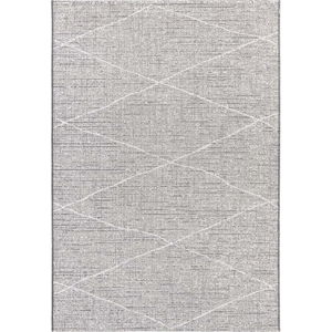 Antracitově béžový koberec vhodný do exteriéru Elle Decor Curious Blois, 77 x 150 cm