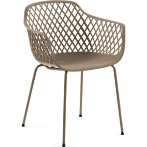 Béžová zahradní židle z oceli La Forma Quinn