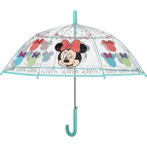 Transparentní dětský deštník odolný vůči větru Ambiance Disney Minnie, ⌀ 74 cm
