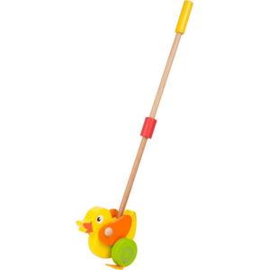 Dřevěná hračka na tyči Legler Animal Duck